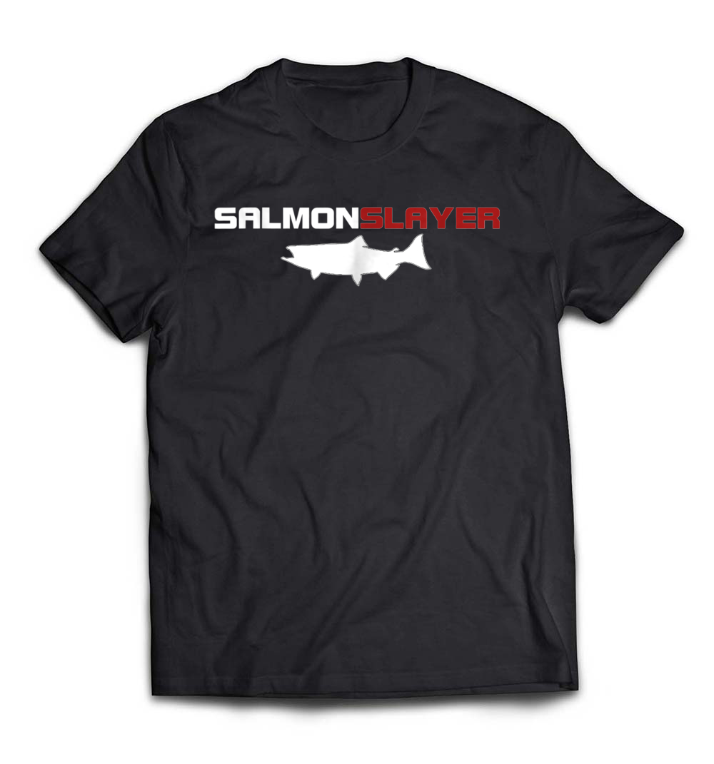 Salmon Slayer – Salmon Fishing Shirt: Gear Up for Your Next Fishing Adventure